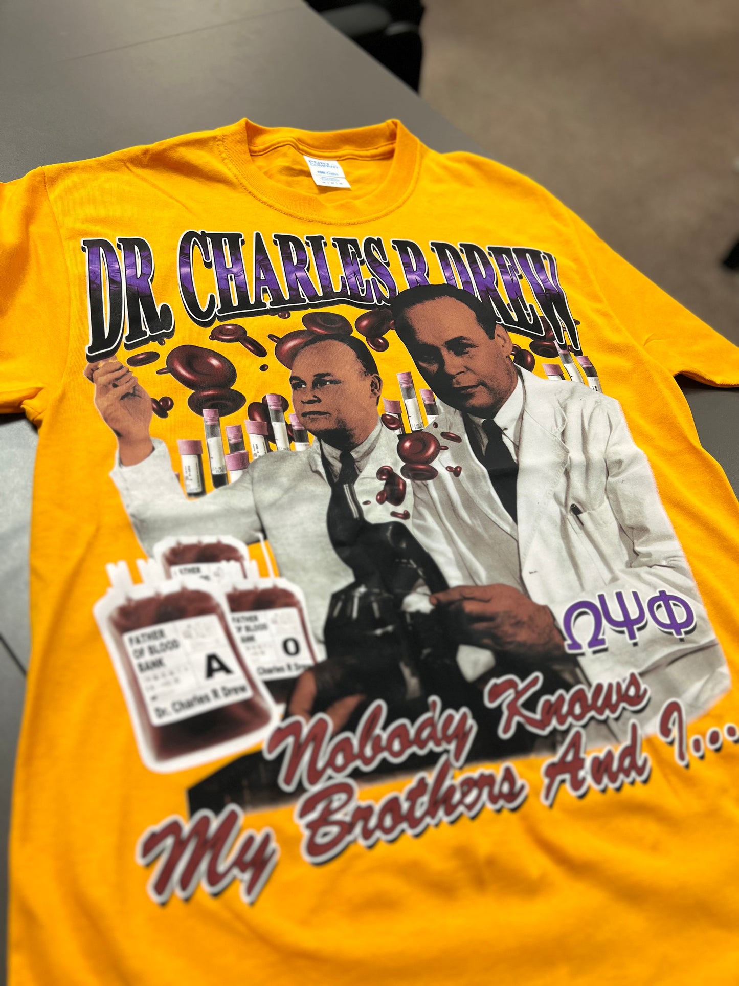 FATHER OF THE BLOOD BANK TEE